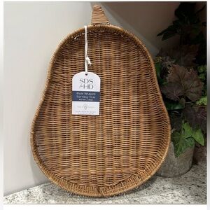 Pear Shaped Rattan Serving Tray 🌿🆕🌿